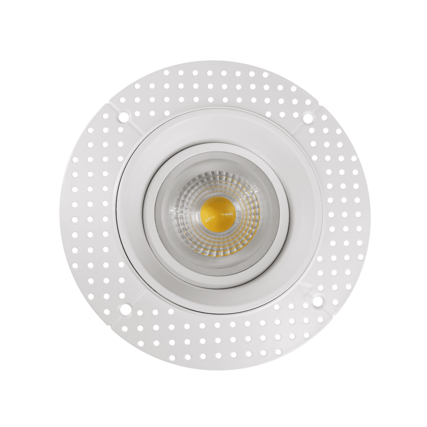 P-5471 4 Inch Trimless Round White 13W 1000 Lumens 5CCT Gimbal Light