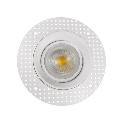 P-5471 4 Inch Trimless Round White 13W 1000 Lumens 5CCT Gimbal Light