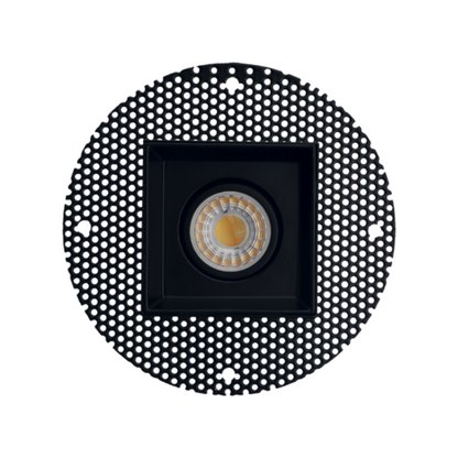 P-5472 3 Inch Trimless Square Black 8W 700 Lumens 5CCT Gimbal Light