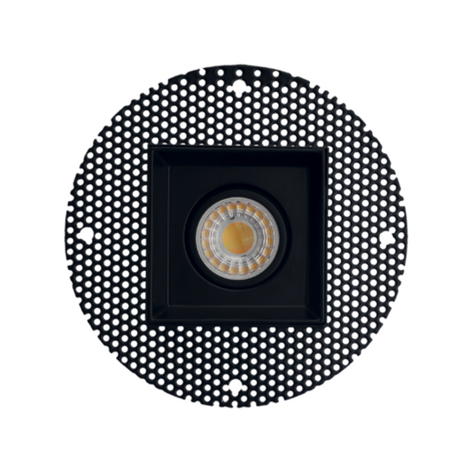 P-5472 3 Inch Trimless Square Black 8W 700 Lumens 5CCT Gimbal Light