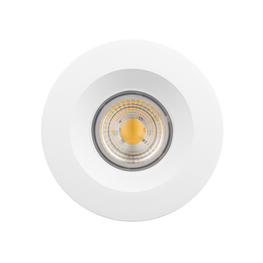 P-5764 4 Inch Round White Smooth 15W 1100 Lumens Warm White 3K Recessed Light