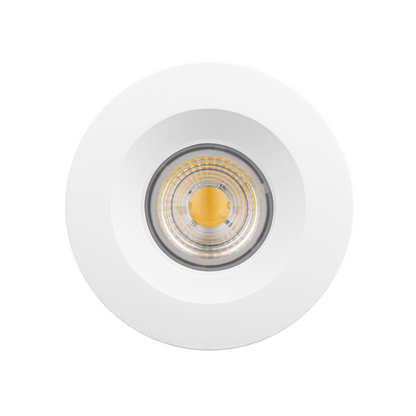 P-5750 4 Inch Round White Smooth 15W 1100 Lumens Soft White 27k Recessed Light