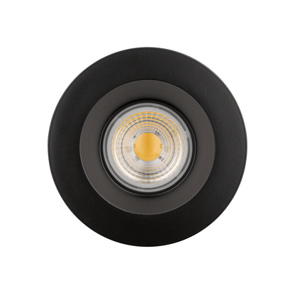 P-5796 4 Inch Round Black Smooth 15W 1100 Lumens Cool White 41k Recessed Light