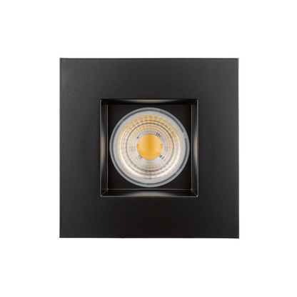 P-5086 4 Inch Square Black 15/22W,1600/2400 Lumens 5CCT Recessed Light