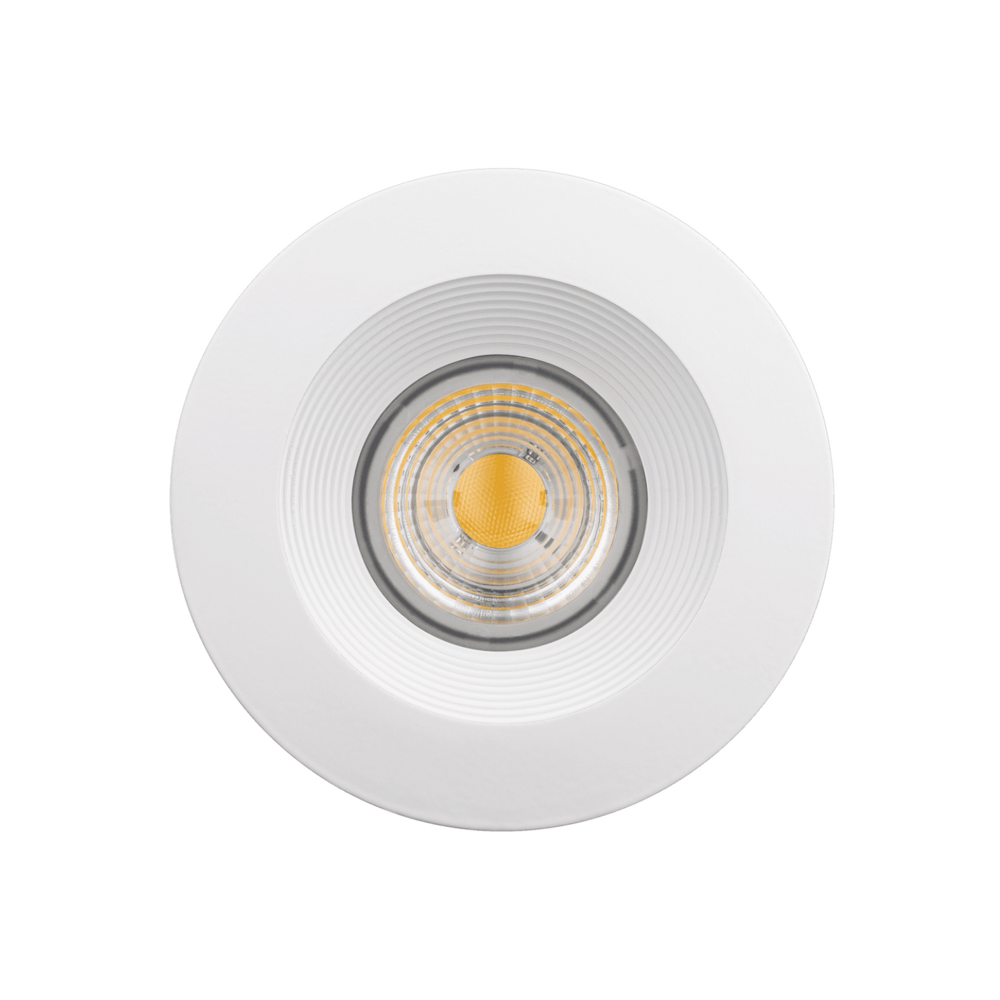 P-5770 4 Inch Round White Baffle 15W 1100 Lumens Warm White 3K Recessed Light