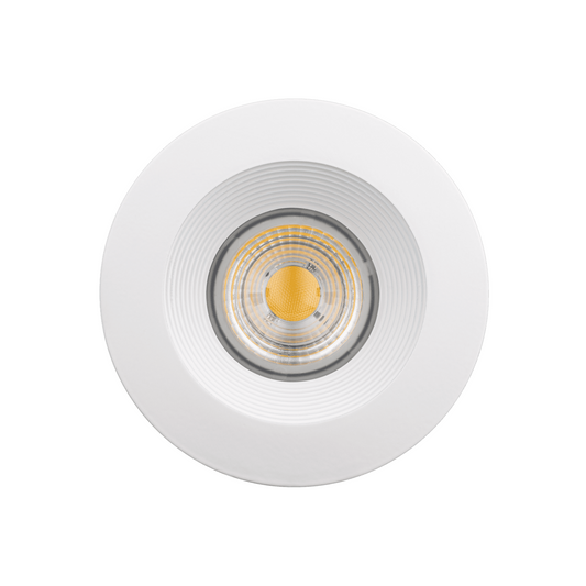 P-5066 4 Inch Baffle Round White 15W 1100 Lumens 5CCT Recessed Light