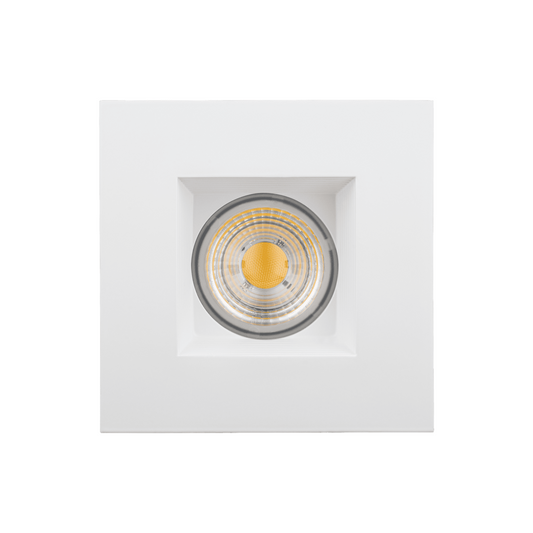 P-5085 4 Inch Square White Baffle 15/22W,1600/2400 Lumens 5CCT Recessed Light