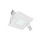 P-5836 3 Inch Square White 6W 400 Lumens Warm White 3000k Slim Light