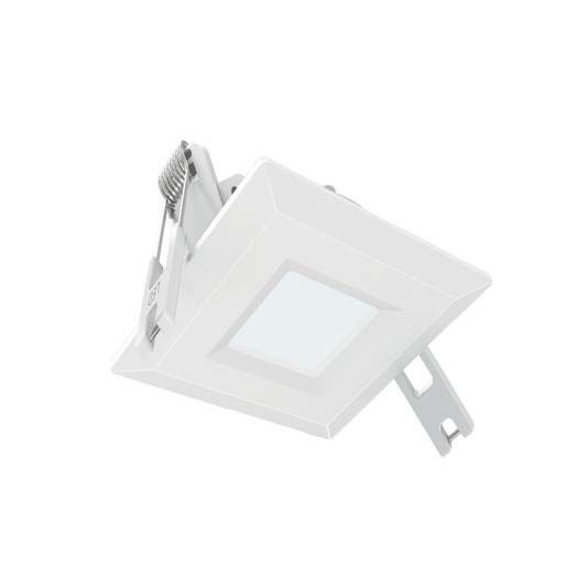 P-5838 3 Inch Square White 6W 400 Lumens Super White 5000k Slim Light