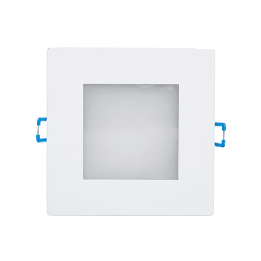P-5840 4 Inch Square White 11W 850 Lumens Neutral White 35k Slim Light