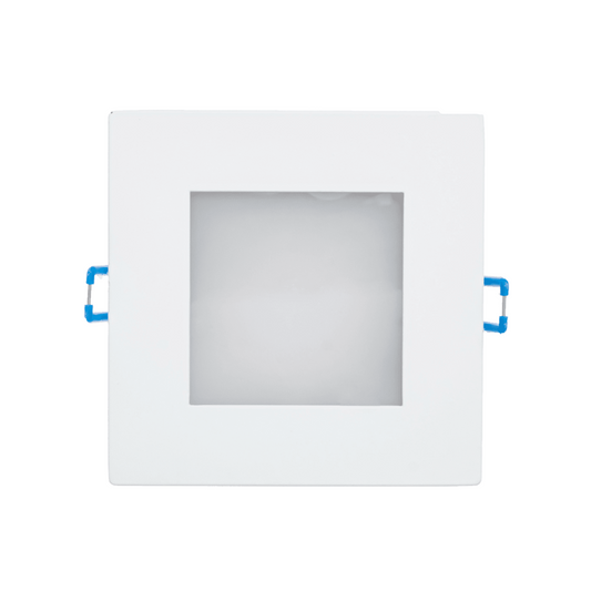 P-5842 4 Inch Square White 11W 850 Lumens Super White 5000k Slim Light