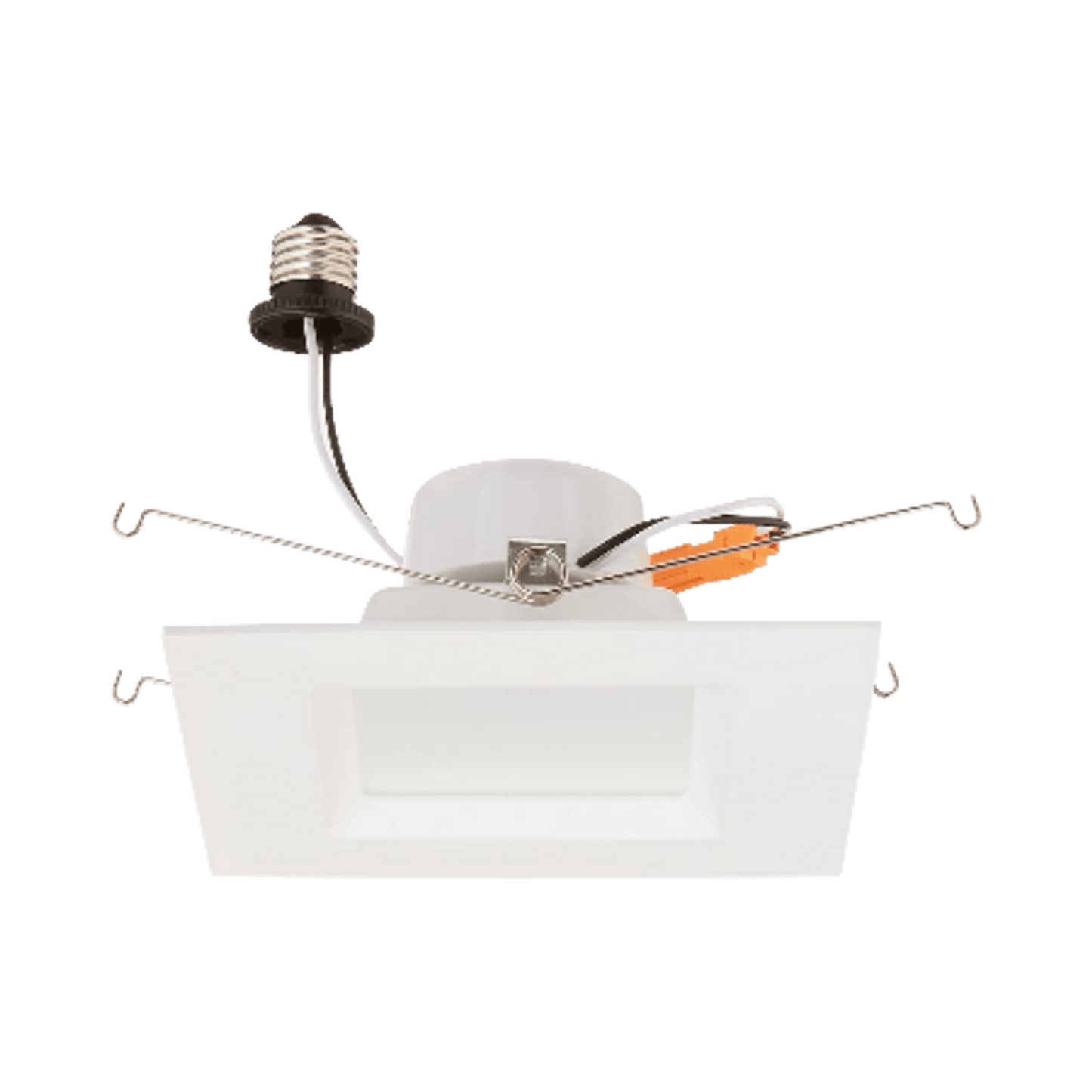 P-5864 6 Inch Square White Smooth 16W 1200 Lumens Super White 5k Retrofit Light