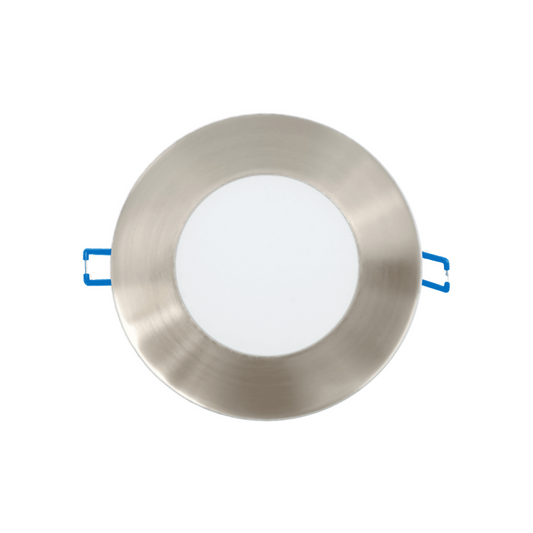 P-5872 3 Inch Round Brushed Nickel 8W 500 Lumens 5CCT Slim Ultra-Thin Light