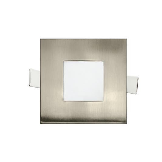 P-5876 3 Inch Square Brushed Nickel 8W 500 Lumens 5CCT Slim Ultra-Thin Light