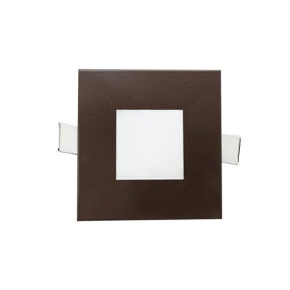 P-5877 3 Inch Square Bronze 8W 500 Lumens 5CCT Slim Ultra-Thin Light