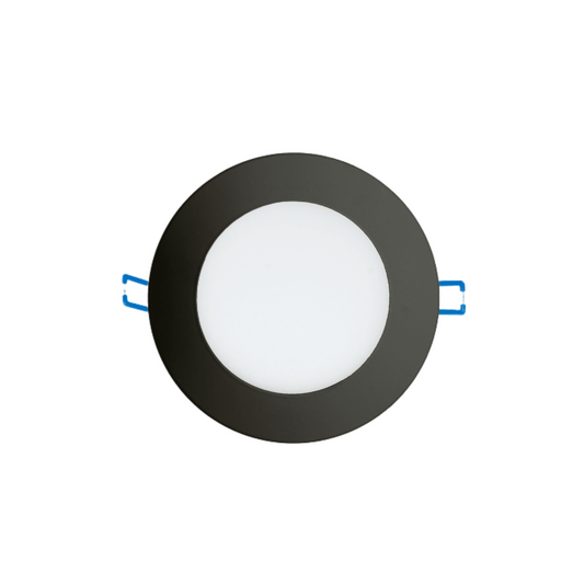 P-5871 3 Inch Round Black 8W 500 Lumens 5CCT Slim Ultra-Thin Light