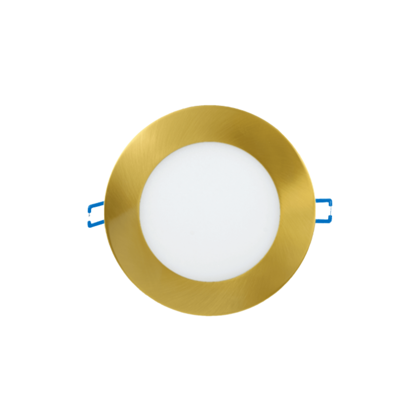 P-5884 5 Inch Round Brushed Brass 14W 1050 Lumens 5CCT Slim Ultra-Thin Light