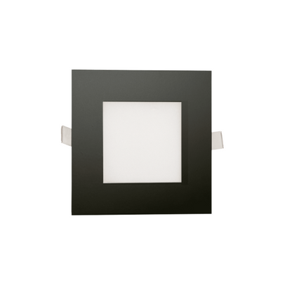 P-5885 5 Inch Square Black 15W 1100 Lumens 5CCT Slim Ultra-Thin Light