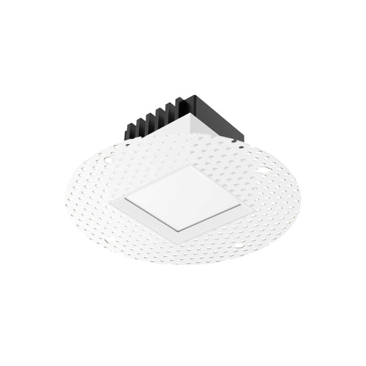 P-5992 4 Inch Trimless Square White 15W 1300 Lumens 5CCT Slim Light