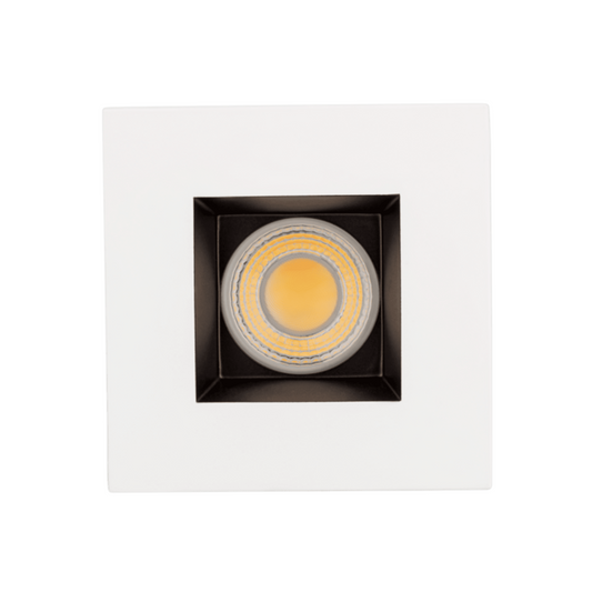 P-5998 3 Inch Two-Tone Square 9W 850 Lumens 5CCT Recessed Light