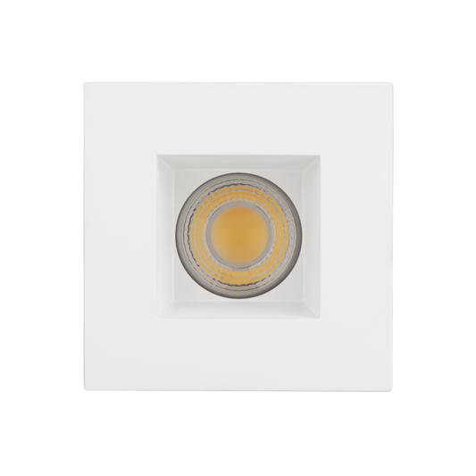 P-6022 3 Inch White Square 24W 1800 Lumens 5CCT Recessed Light