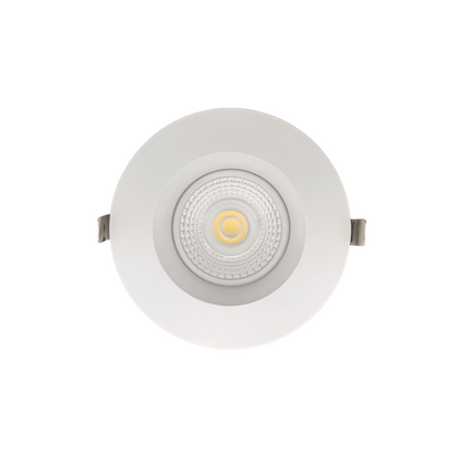 P-6087 6 Inch Round White 22W 2200 Lumens 5CCT Gimbal Light
