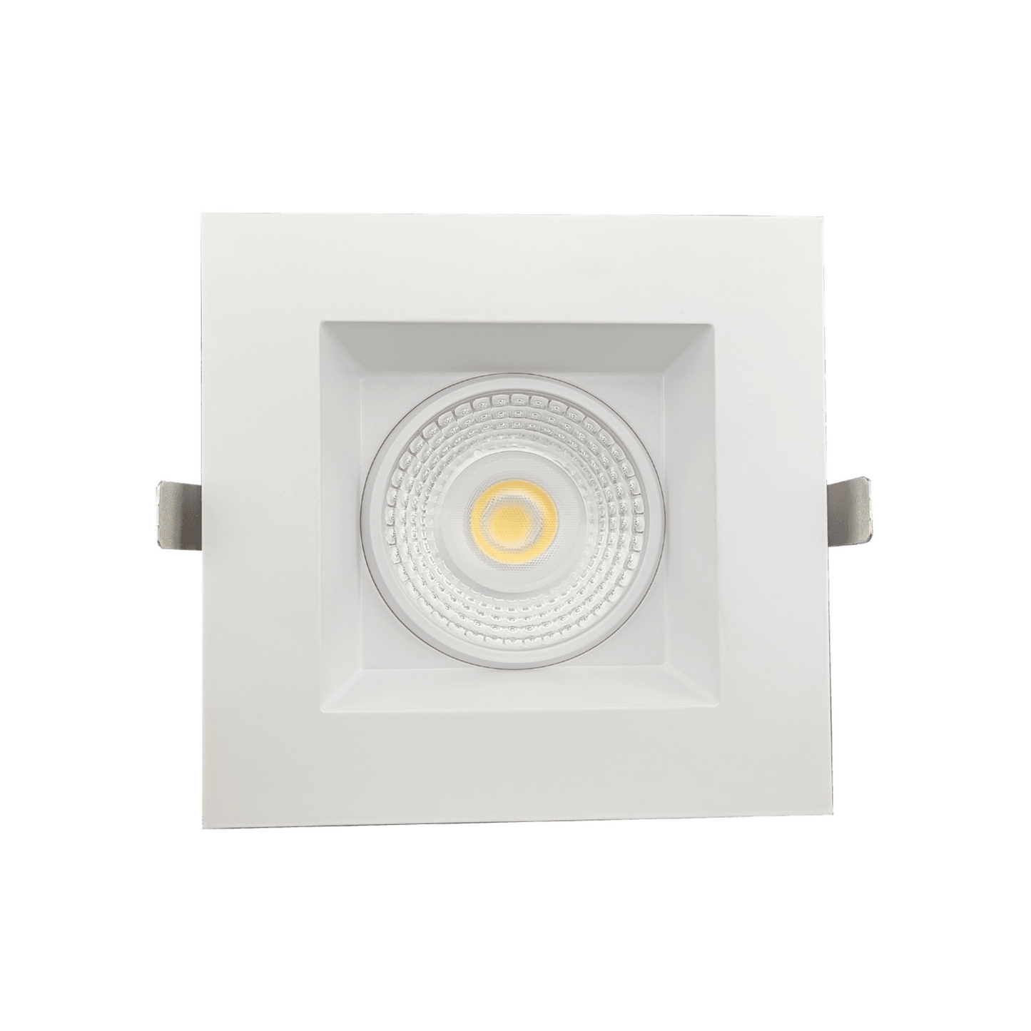 P-6088 6 Inch Square White 22W 2200 Lumens 5CCT Gimbal Light
