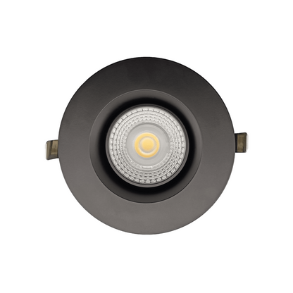 P-6089 6 Inch Round Black 22W 2200 Lumens 5CCT Gimbal Light