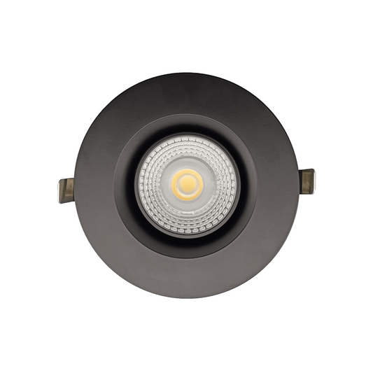 P-6089 6 Inch Round Black 22W 2200 Lumens 5CCT Gimbal Light