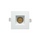 P-6149 2 Inch White Square 20W 1700/1200 Lumens 5CCT Recessed Light