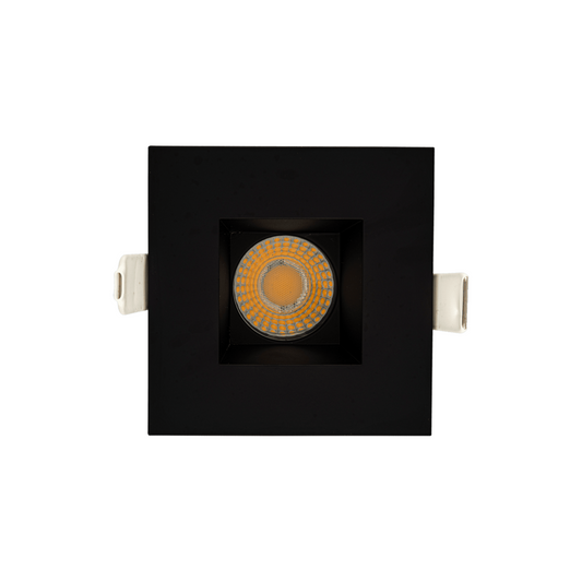 P-6151 2 Inch Black Square 20W 1700/1200 Lumens 5CCT Recessed Light