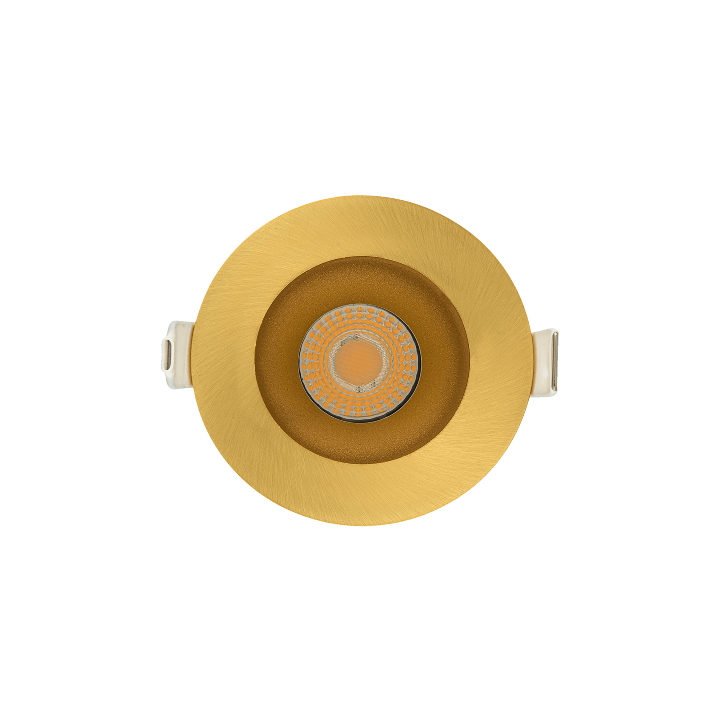 P-6158 2 Inch Brushed Brass Round 20W 1700/1200 Lumens 5CCT Recessed Light