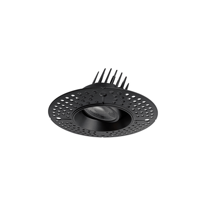 P-6163 3.5 Inch Trimless Round Black 14W 1400 Lumens 5CCT Gimbal Light