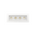 P-6167 3 Inch Trimless 4 Head White 30W 2800 Lumens 5CCT Gimbal Light