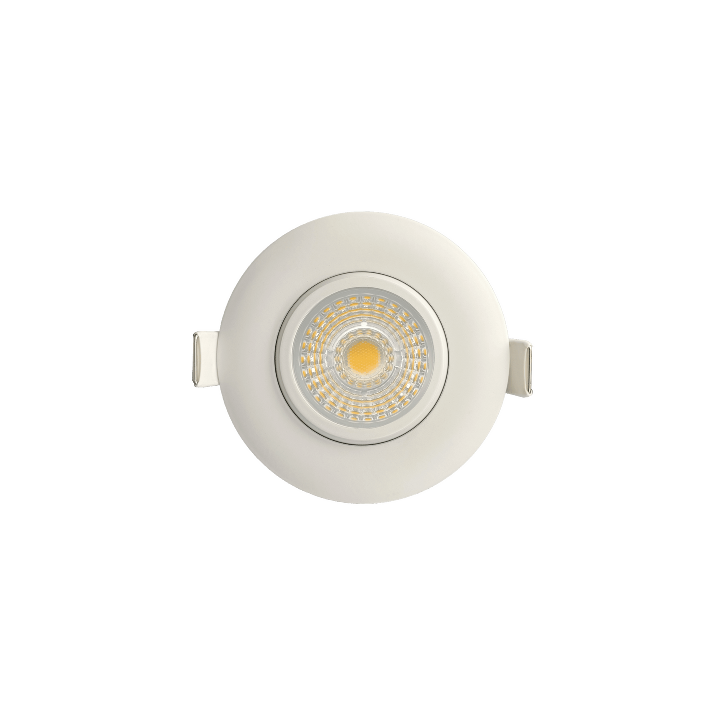 P-6172 3 Inch Round White 11W 1050 Lumens 5CCT Gimbal Light