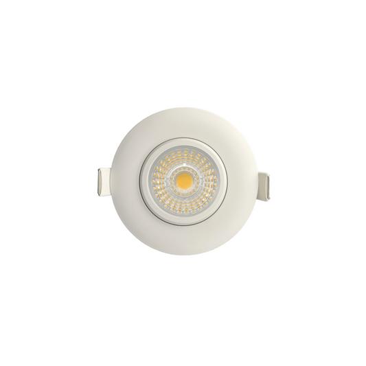 P-6172 3 Inch Round White 11W 1050 Lumens 5CCT Gimbal Light