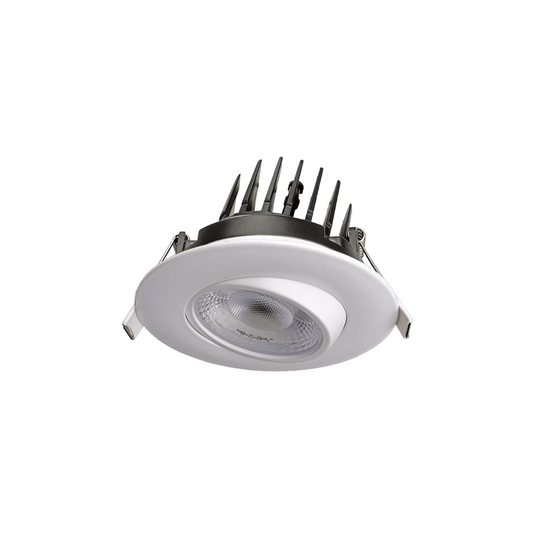 P-6174 3.5 Inch Round White 14W 1400 Lumens 5CCT Gimbal Light