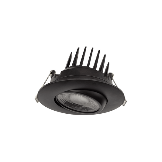 P-6175 3.5 Inch Round Black 14W 1400 Lumens 5CCT Gimbal Light