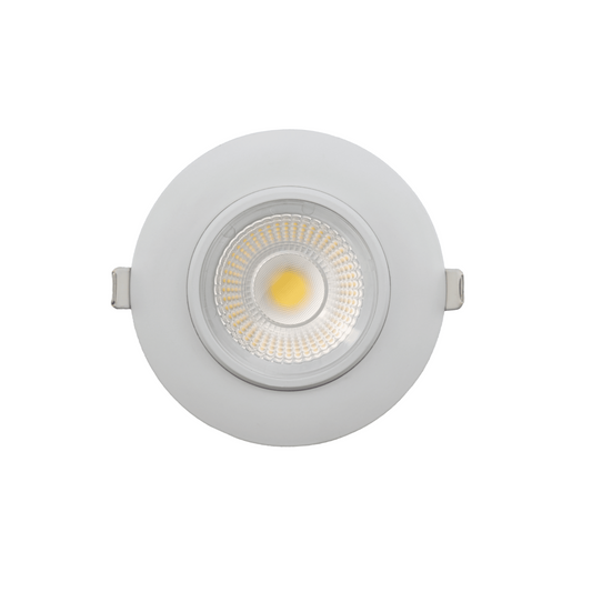 P-6176 4 Inch Round White 20W 1750 Lumens 5CCT Gimbal Light