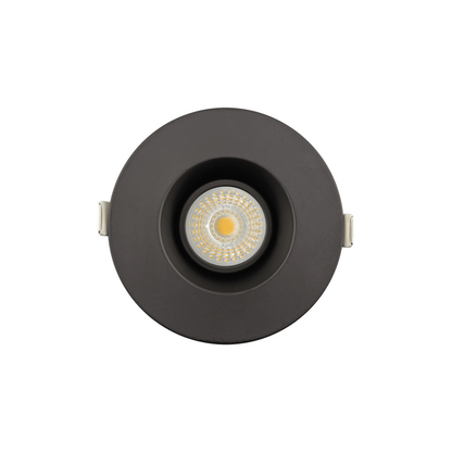 P-6179 3 Inch Round Black 11W 1050 Lumens 5CCT Gimbal Light