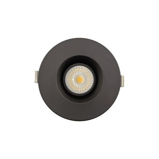 P-6179 3 Inch Round Black 11W 1050 Lumens 5CCT Gimbal Light