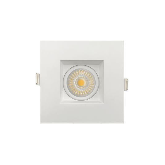 P-6180 3 Inch Square White 11W 1050 Lumens 5CCT Gimbal Light