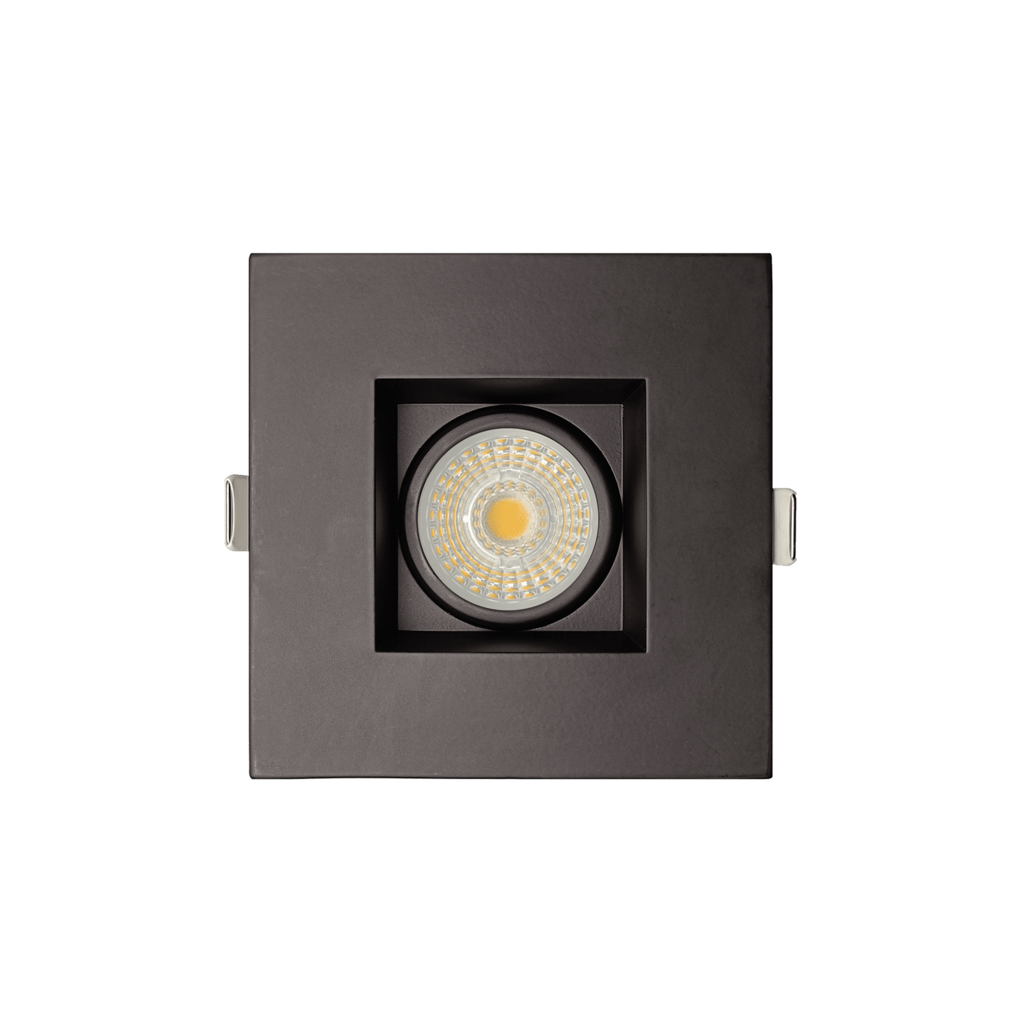 P-6181 3 Inch Square Black 11W 1050 Lumens 5CCT Gimbal Light