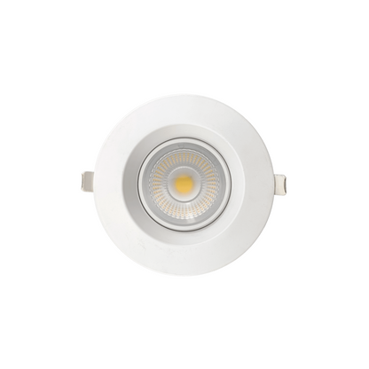 P-6182 4 Inch Round White 20W 1750 Lumens 5CCT Gimbal Light