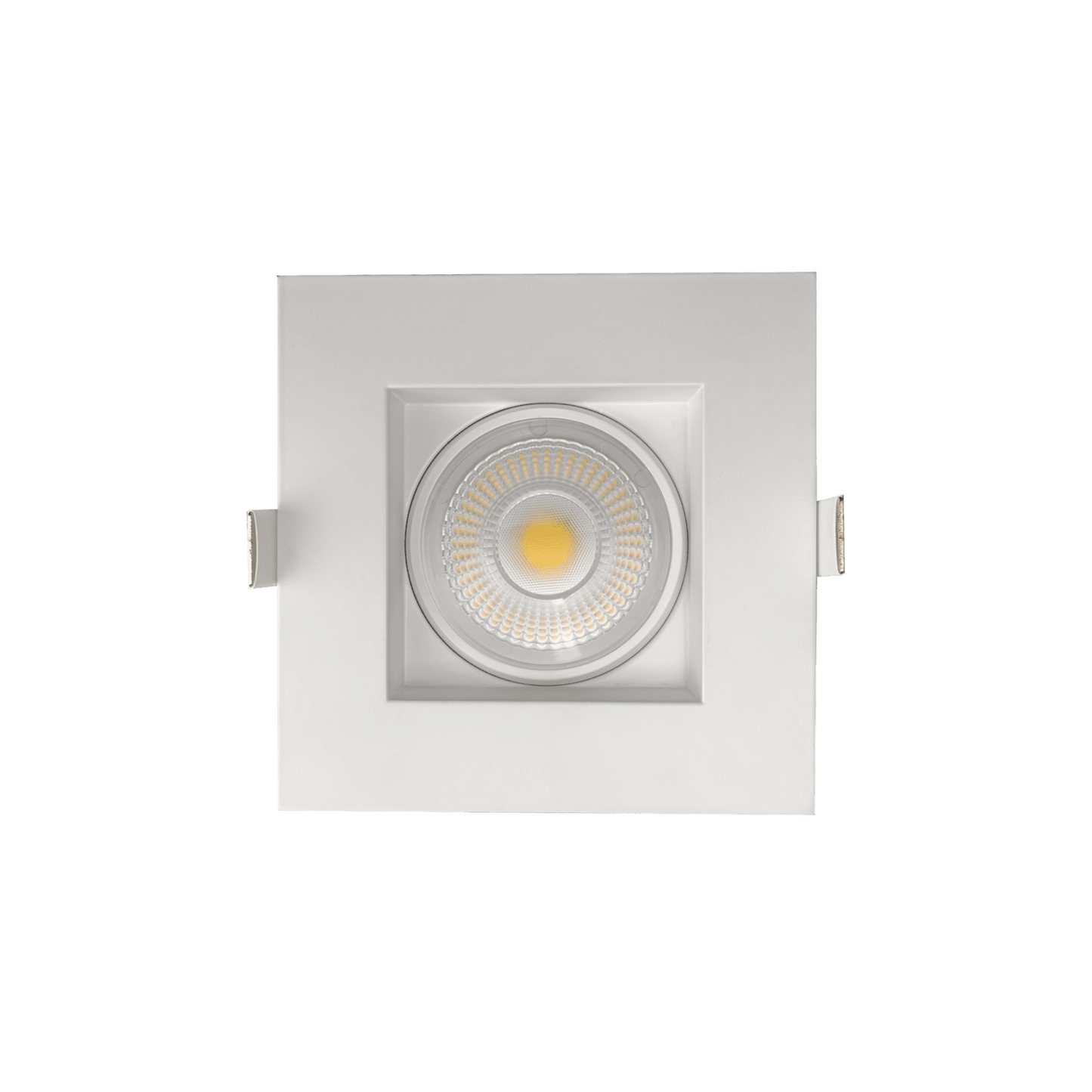 P-6184 4 Inch Square White 20W 1750 Lumens 5CCT Gimbal Light