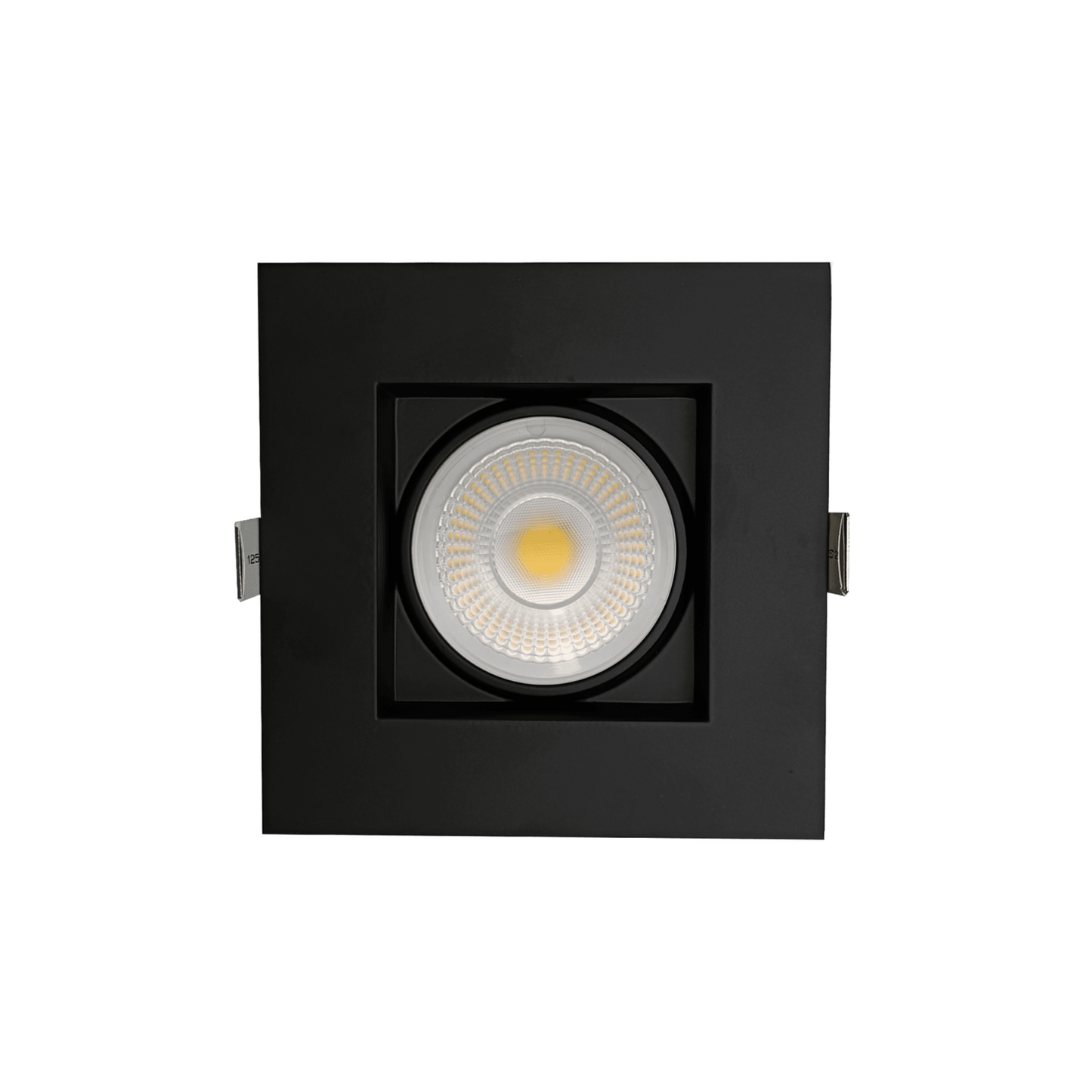 P-6185 4 Inch Square Black 20W 1750 Lumens 5CCT Gimbal Light