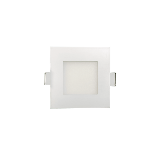P-6194 3 Inch Square White 8W 550 Lumens 5CCT Slim Light