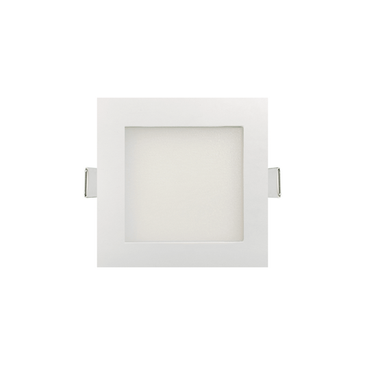 P-6197 6 Inch Square White 18W 1600 Lumens 5CCT Slim Light