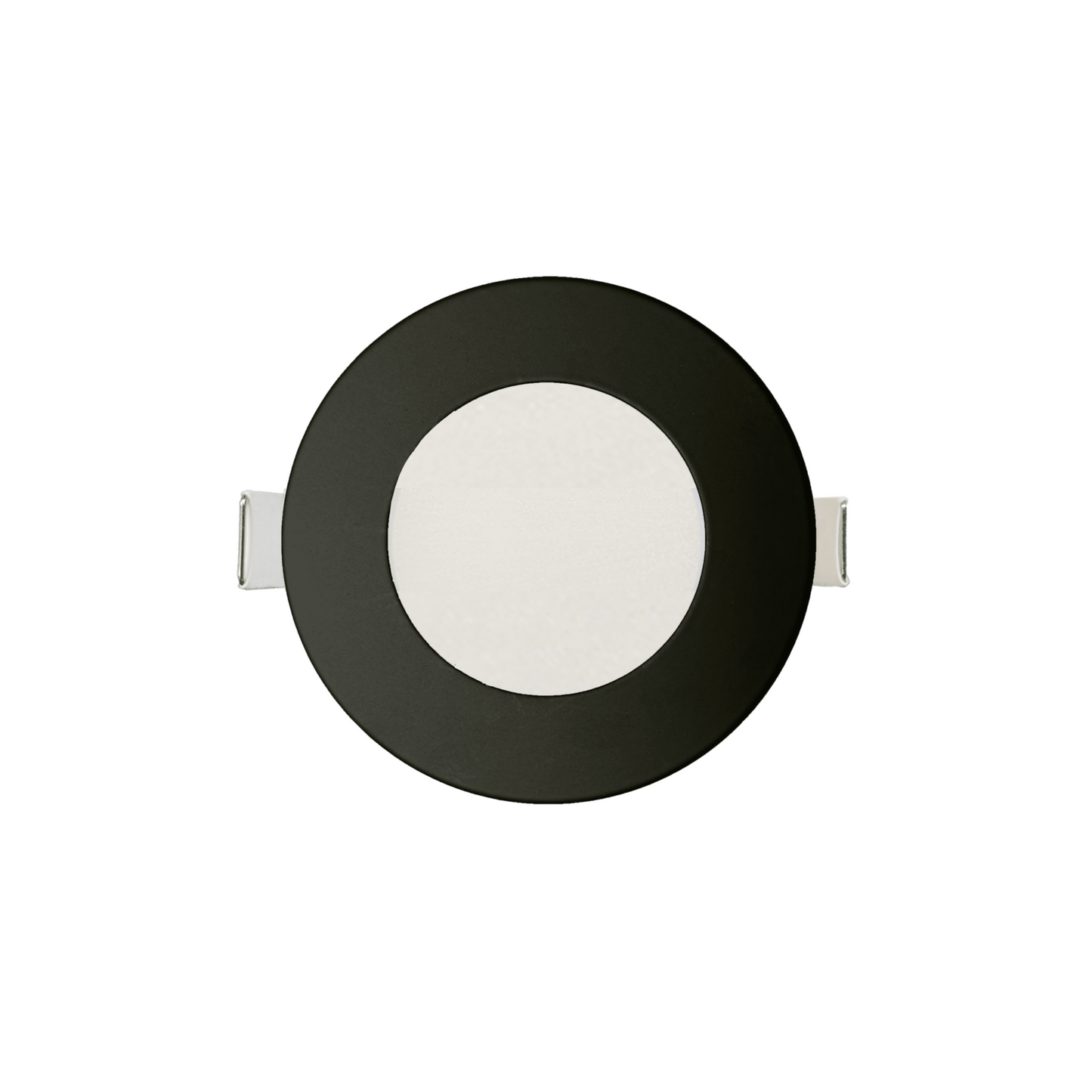 P-6198 3 Inch Round Black 8W 600 Lumens 5CCT Slim Light
