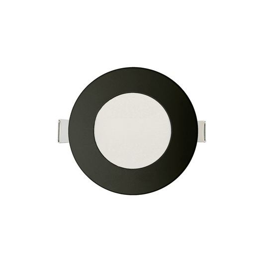 P-6198 3 Inch Round Black 8W 600 Lumens 5CCT Slim Light